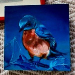 Blue Bird Painting